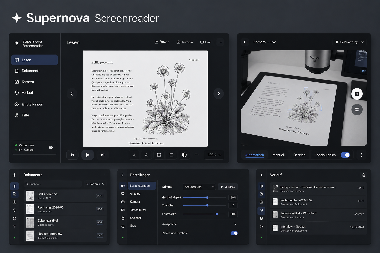 Supernova Screenreader